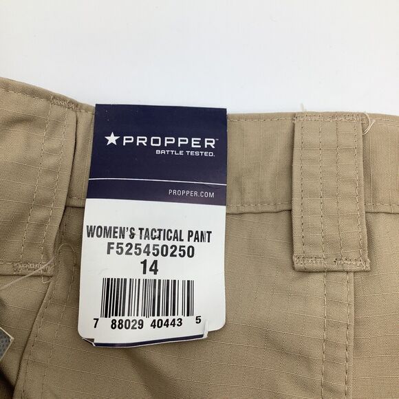 Propper Womens Tactical Pants Tan Size‎ 14 NWT - Picture 11 of 16